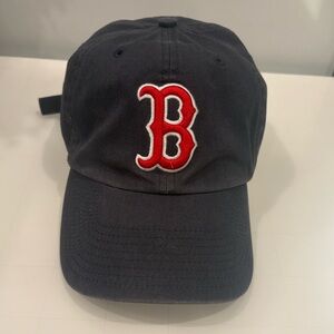 47 Brand Boston Red Sox MLB Navy Blue Strapback Hat – OSFA
